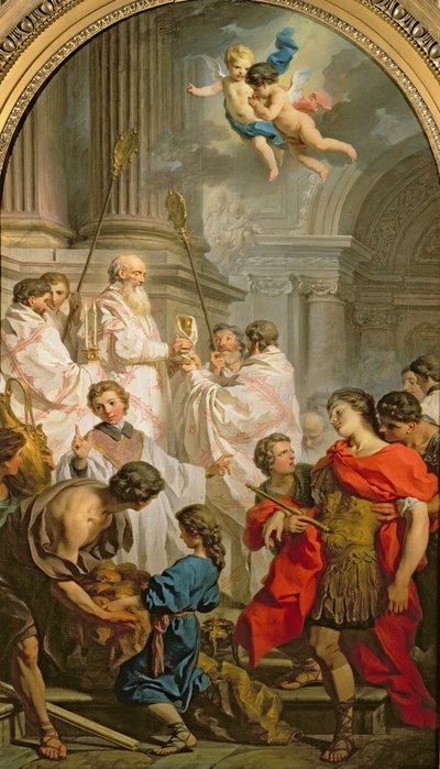 قداس القديس باسيليوس بواسطة يوستاش لو سوير